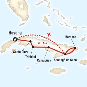 Cuba Colonial Map